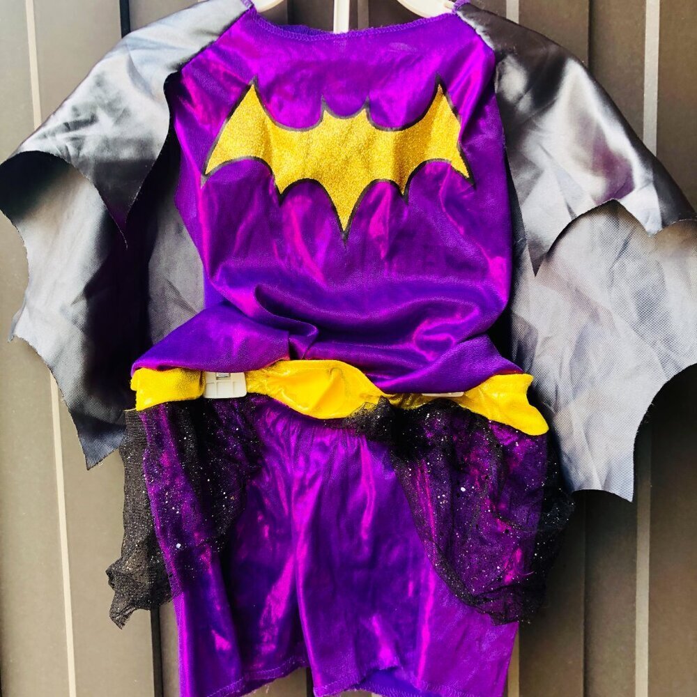 DC Super Hero Girls Batgirl Purple Costume Dress 4–6X Jakks Pacific Kids